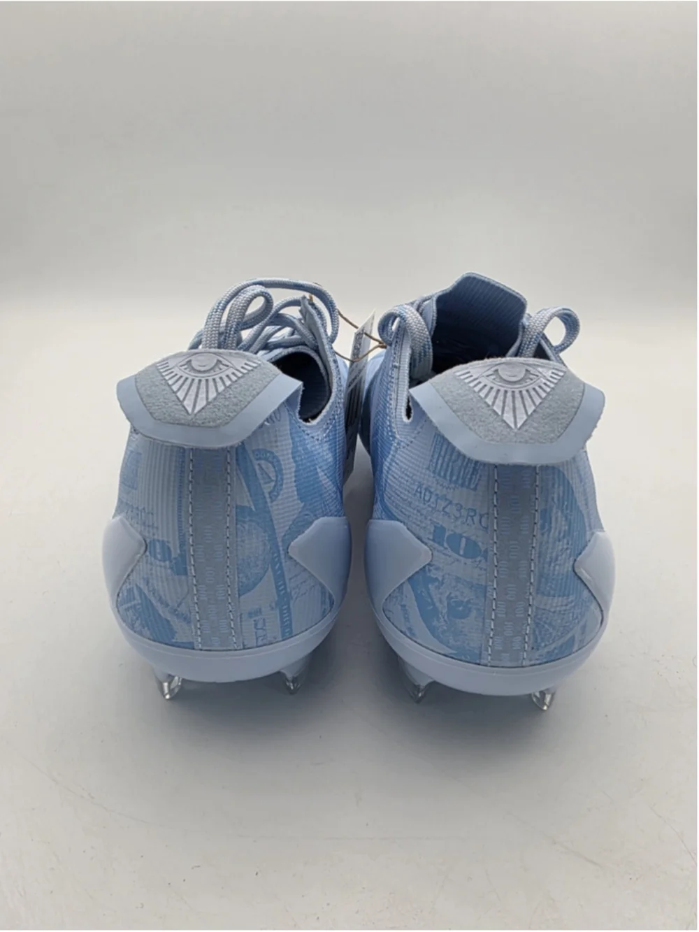 Adidas Adizero Electric II Cleats Currency Neutral Glow Blue 7.5M/8.5W JQ3981